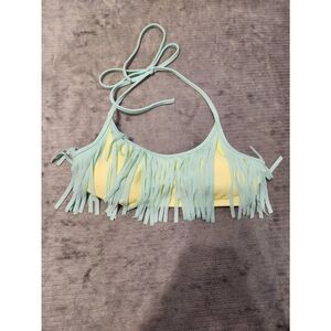 Victoria's Secret Pink XS Fringe Halter Bikini Top